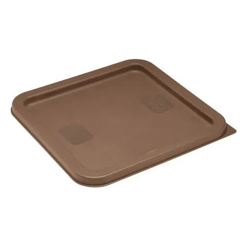 Hygiplas Square Food Storage Container Lid Brown Medium – 788765 – image 1