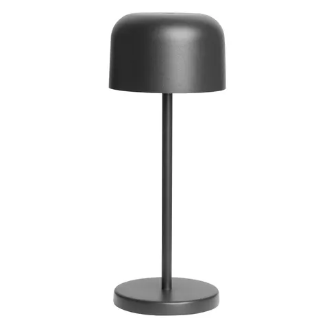 Olympia Siena Table Lamp Round Dome Black 200mm – image 1