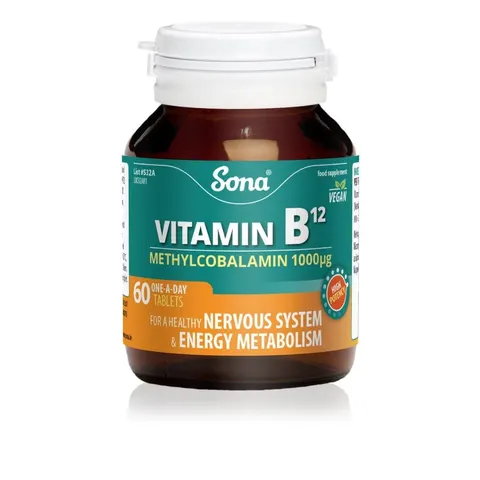 Sona Vitamin B12 500mcg 60 Tablets – image 1