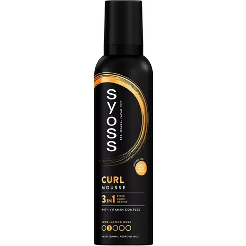 Syoss Curl Haarmousse 250 ml – afbeelding 1