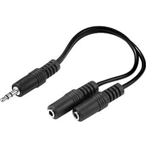Sandberg - 502-16- MiniJack- Splitter 1-2 – afbeelding 1