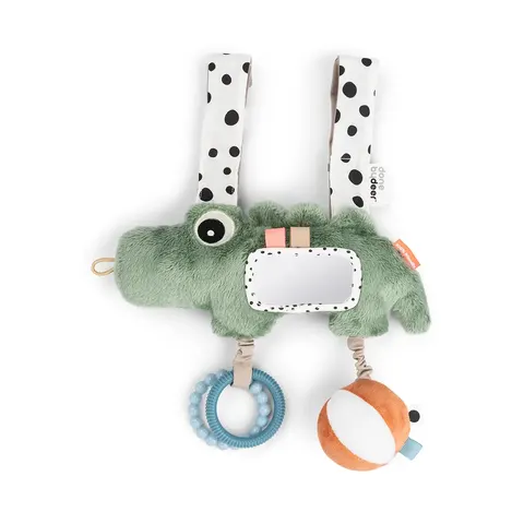 Done by Deer Hangend activiteitenspeeltje - Croco – afbeelding 1