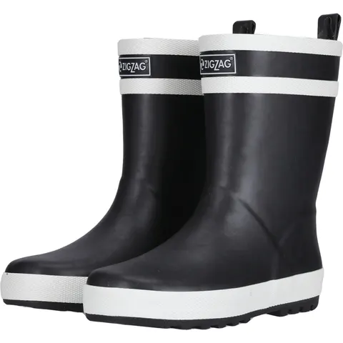 Bottes de pluie caoutchouc bébé Zigzag Hurricane – Noir – image 1