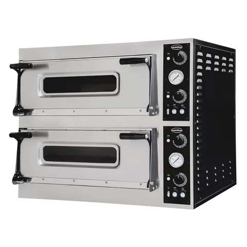 CombiSteel Pizza Oven Trays Double 2 x 6 – image 1