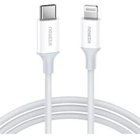 Ugreen 10493 Lightning-kabel 1 m Wit – afbeelding 1