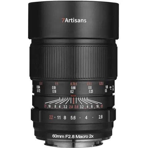 7Artisans 60mm F2.8 Macro 2x Sony FE-Mount – afbeelding 1