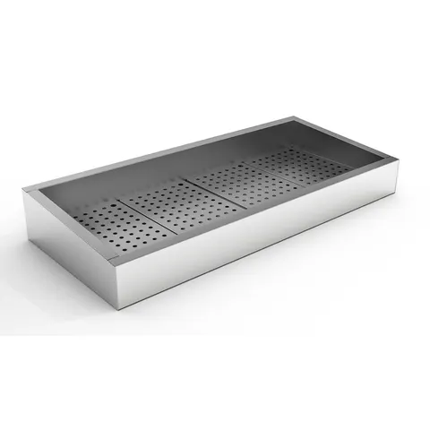 CombiSteel Crushed Ice Bin Incline 4/1 Operate side draining – image 1