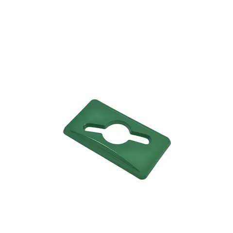 Green Glass Lid For Slim Recycling Bin – image 1
