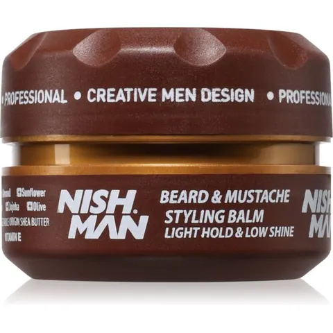Nish Man Beard & Mustache Baardwax 100 ml – afbeelding 1