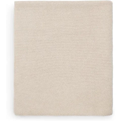 Jollein Deken wieg 75x100cm Basic Knit Nougat – afbeelding 1