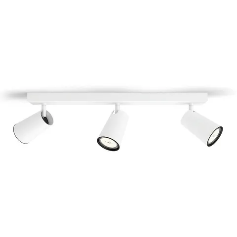 Philips Paisley opbouwspot - 3-lichts - wit – afbeelding 1