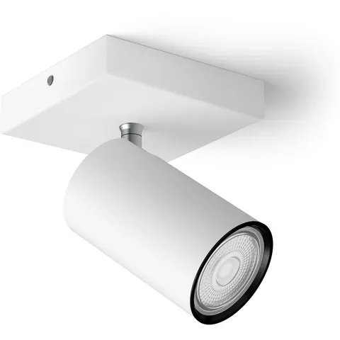 Philips Kosipo opbouwspot - 1-lichts - wit – afbeelding 1