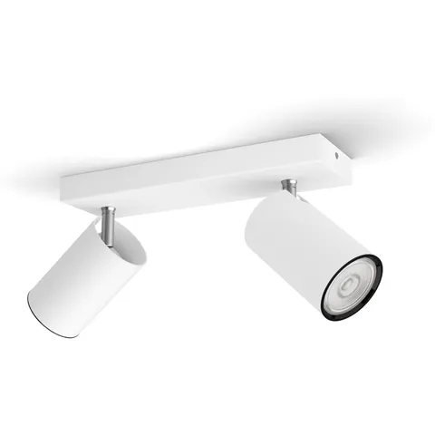 Philips Kosipo opbouwspot - 2-lichts - wit – afbeelding 1