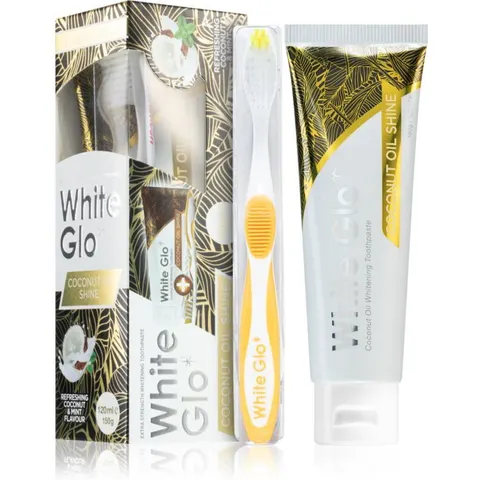 White Glo - Coconut Oil Shine Coconut Toothpaste – afbeelding 1