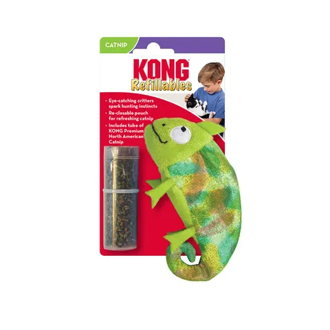 Kong - Kameleon Met Catnip Hervulbaar – afbeelding 1