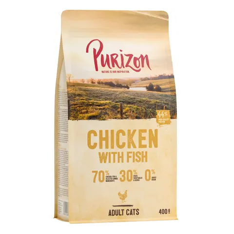 Purizon Original frango com peixe - sem cereais - 400 g – imagen 1