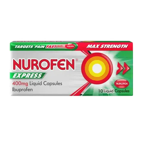 Nurofen Express Max Strength 400mg - 20 Liquid Capsules – image 1