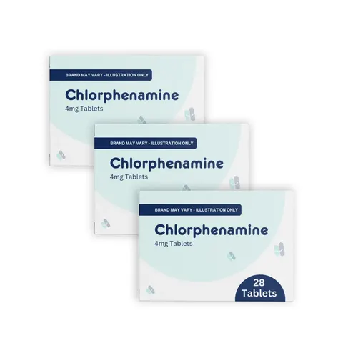Chlorphenamine 4mg - 28 Tablets – image 1