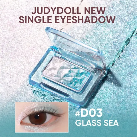 Judydoll - Single Eyeshadow - 11 Colors #D03 Glass Sea - 1.5g – image 1