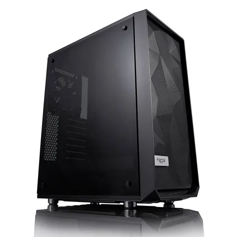 Fractal Design Meshify C Dark – Schwarz – Bild 1