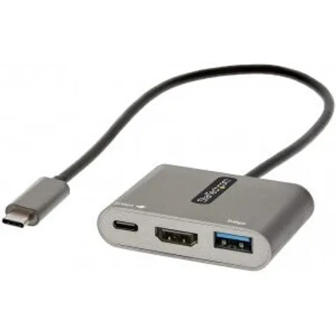 STARTECH.COM ST CDP2HDUACP2 - Adapter USB, USB-C > 1x HDMI, 1x A/C socket – image 1