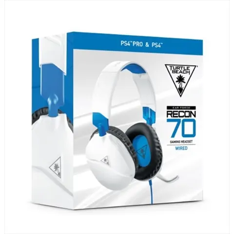 Turtle Beach Recon 70P - Gaming Headset - Wit - PS4 & PS5 – afbeelding 1