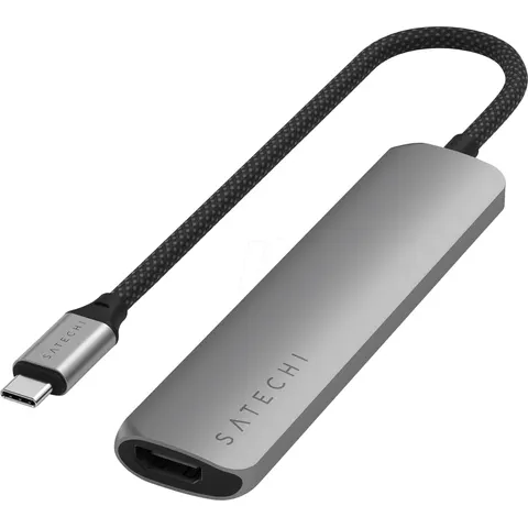 Satechi ST-P6SM interface hub USB Type-C 10000 Mbit/s Grey – image 1