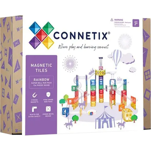 Connetix Super Ball Run pack - 134 pièces Rainbow taille unique – image 1