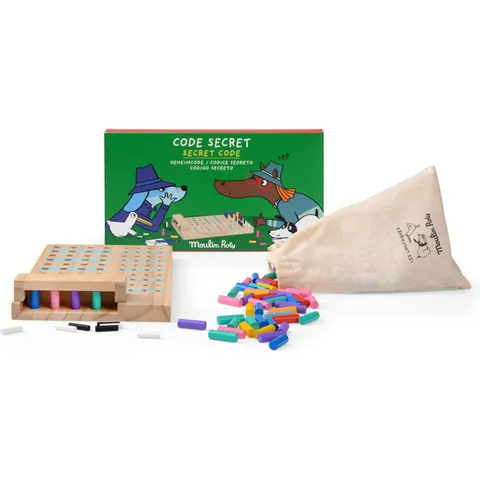 Moulin Roty Jeu Code secret en bois Multicolore taille unique – image 1