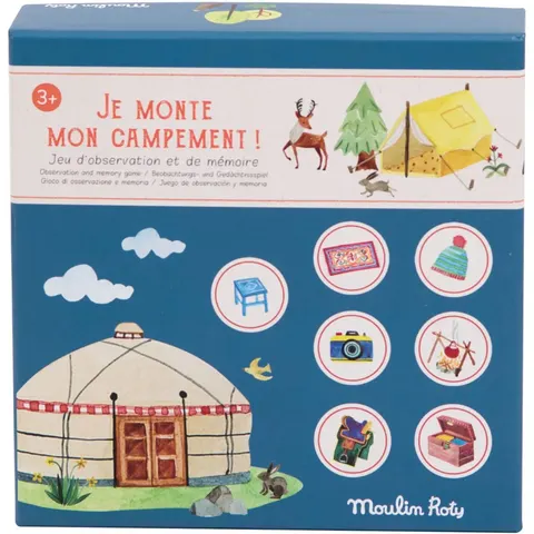 Moulin Roty Jeu Je monte mon campement Multicolore taille unique – image 1