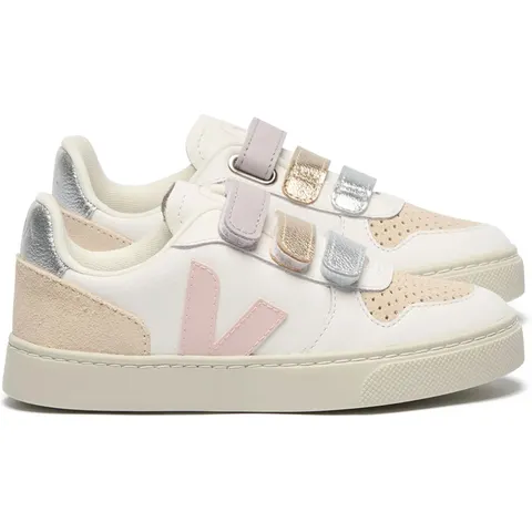 Veja V-10 Cf - Bébé blanc/argent 22 unisexe – image 1