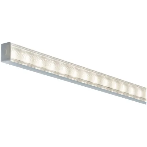 LED Strip profiel Square 1m Alu, Satijn – afbeelding 1
