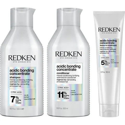 Redken PACK Acidic Bonding Concentrate Shampoo 500ml, Conditioner 500m – image 1