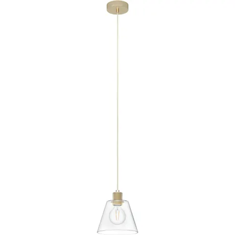 EGLO Copley Hanglamp - E27 - Ø 20 cm - Goud – afbeelding 1