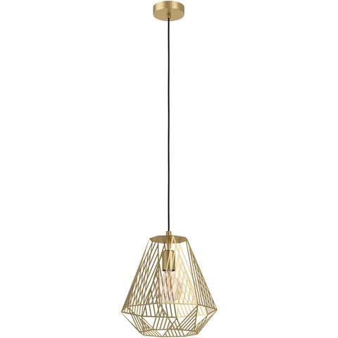 EGLO Stype Hanglamp - E27 - Ø 33 cm - Goud – afbeelding 1