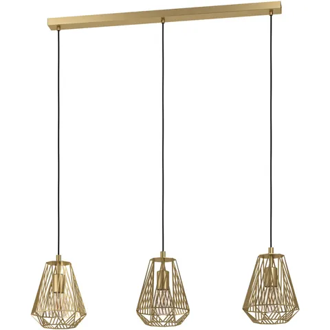 EGLO Stype Hanglamp - E27 - 96 cm - Goud – afbeelding 1