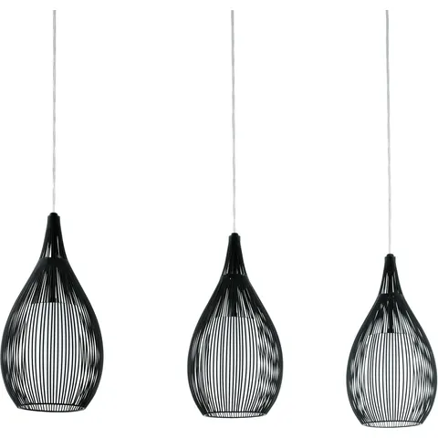 EGLO Razoni Hanglamp - E27 - 99 cm - Zwart/Wit – afbeelding 1