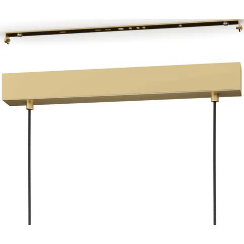 EGLO Cumiole Hanglamp - E27 - 78 cm - Goud – afbeelding 1