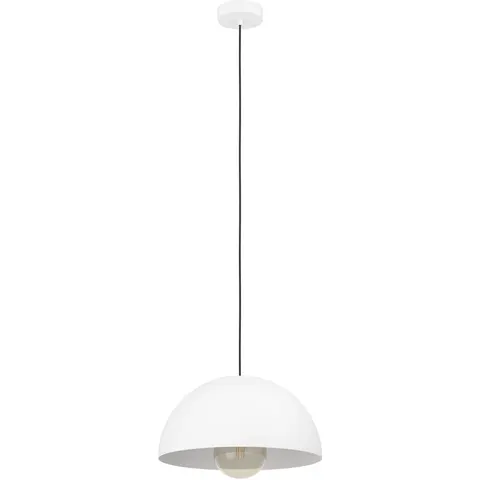 EGLO Gaetano Hanglamp - E27 - 1 Lichts - Ø38cm - Wit – afbeelding 1