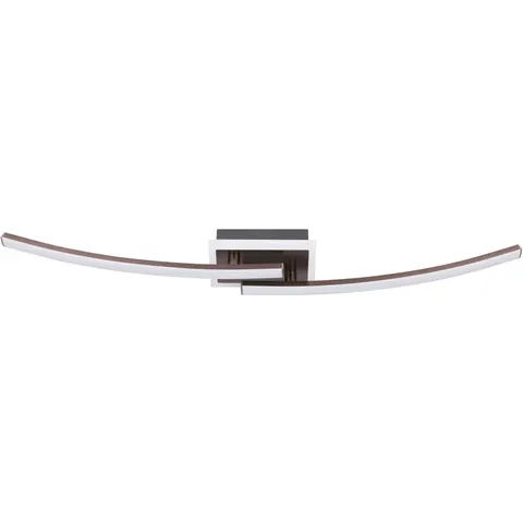 EGLO Lungolago Plafondlamp - LED - 75 cm - Brons/Wit – afbeelding 1