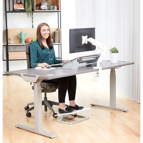 Fellowes Monitorarm Eppa, weiß – Bild 1