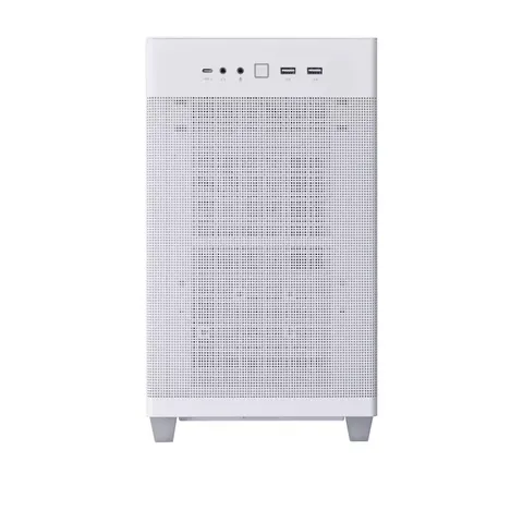 ASUS PRIME AP201 CASE TG WHITE Mini Tower – image 1