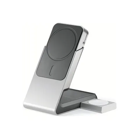 Alogic Matrix+ MagSafe Charger & Powerbank, Grau – Bild 1
