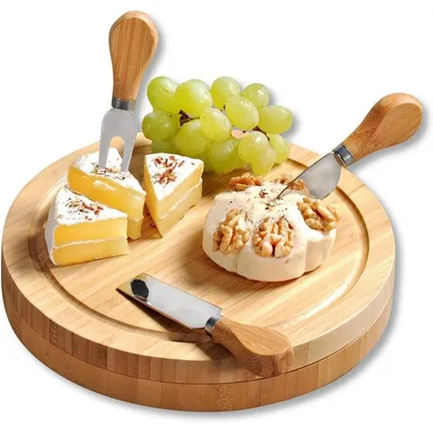Kesper kaasplank met kaasmessen – afbeelding 1