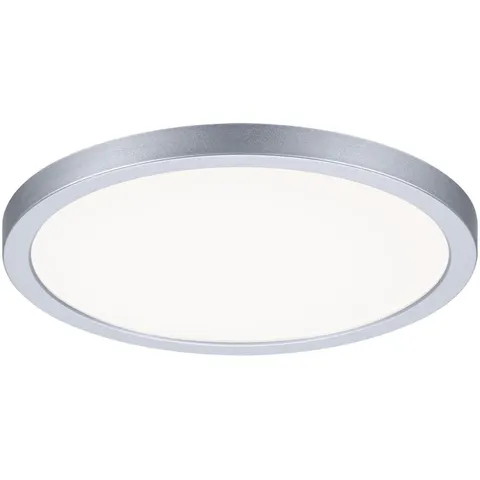 Paulmann Areo Panel 3-step dimmable panel, round, 840, chrome, 17.5 cm – matt chrome – image 1