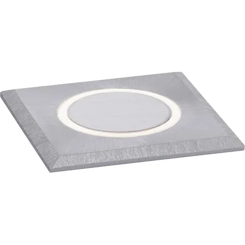 Paulmann House deck light IP65 angular ring – stainless steel – image 1