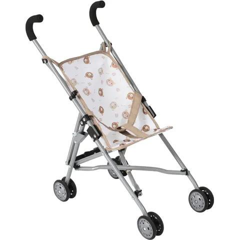 Bayer Chic 2000 - Mini-Poppenbuggy Roma - Beertjes Beige – afbeelding 1