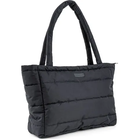 Done By Deer Quilted Changing Tote Bag Black – afbeelding 1