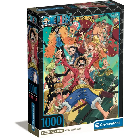 Puzzle de 1000 pièces Clementoni One Piece – Multicolore – image 1