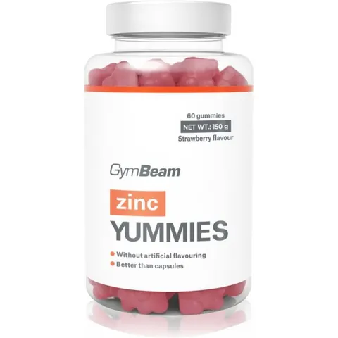GymBeam Zink Yummies 60 Kapseln – Bild 1